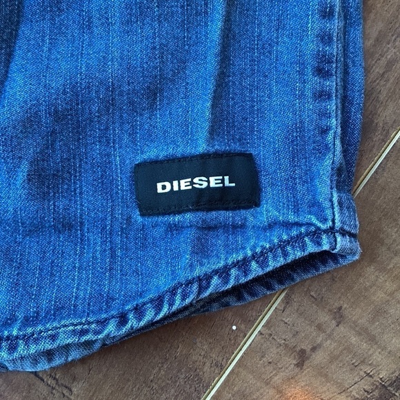 Diesel Snap Up Denim Shirt Size 24mos - Picture 5 of 6